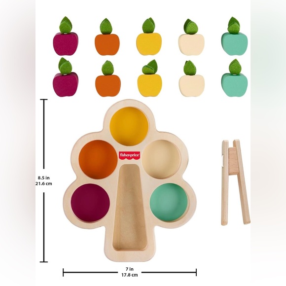 Fisher-Price Wooden Montessori Sorting Set - Picture 2 of 5